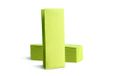 Alvotex CHIC Airlaid 50 servetten, 1/8 vouwen op stof, hoogwaardige wegwerpservetten, 32x40 cm, Kiwi