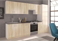 SYFAX Keuken SARA, 8 elementen, Sonoma eikenhout, 300 cm