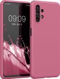 kwmobile telefoonhoesje geschikt voor Samsung Galaxy A13 4G - Hoesje voor smartphone - Back cover in donkerroze