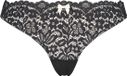 Hunkemöller Rose string r Zwart XL