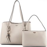 GUESS schoudertas Melody 2 In 1 Tote Light Taupe