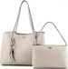 GUESS schoudertas Melody 2 In 1 Tote Light Taupe