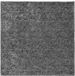 vidaXL - Tapijt - Antraciet - 100 x 100 cm - 100% Polyester - 3 mm - Wasbaar