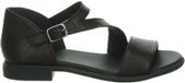 Think! Kamaa (aperto) Teenslipper Dames Leer Zwart