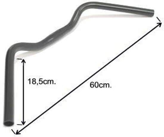 ERGOTEC Stuur Stadsfiets 22 2/ 600/ 25 4 Mm Zwart