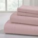 Modern Threads Lits-jumeaux draps en microfibre unis doux - draps en microfibre de luxe - comprend un drap plat, un drap-housse à poches profondes et des taies d'oreiller, Cameo Rose