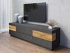Mobistoxx SILAC Meuble tv-hifi SILAC 6 tiroirs matera/chêne wotan