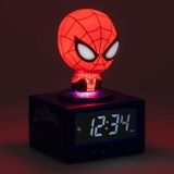 Paladone Spider-Man Icon Alarm Clock – Officieel Gelicentieerde Marvel Wekker met Nachtlampfunctie