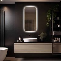 BES LED Miroir de salle de bain Megon Bellaro 100x50 - Cadre doré