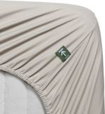 Beddinghouse Percale-katoen Split-topper Hoeslaken 180x210 cm Naturel