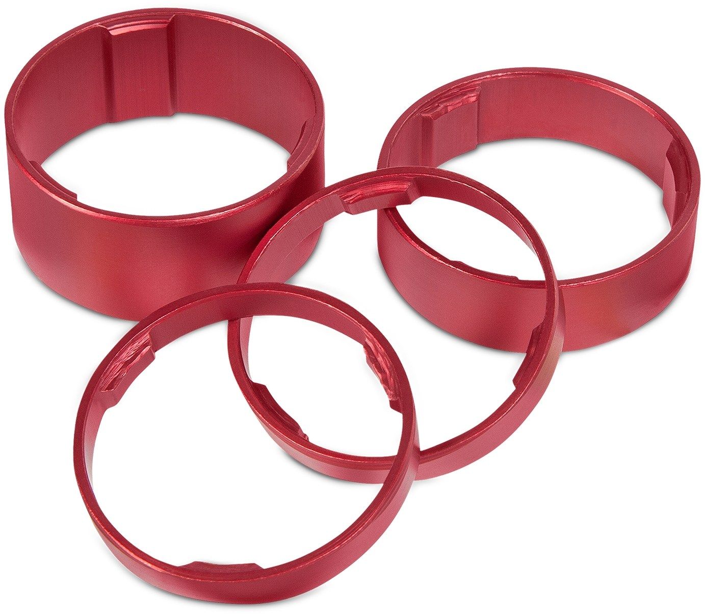 RFR Afstandhouder Set - Ultralicht - Aluminium - 14 Gram - Rood