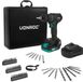VONROC PRO Accuboormachine 20V – 40 Nm – Brushless motor - 18 schroefstanden + boorstand - Incl. 2.0Ah accu, snellader en 46 accessoires in luxe koffer