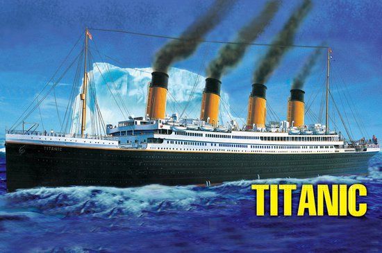 Hobbyboss 1/550 R.M.S. Titanic Model Kit - Plastic - 93 Parts - Level 1