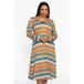 YOEK robe trapèze orange