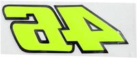 OEM Autosticker Autosticker set, 46 motieven, geel, zelfklevend, voor auto's