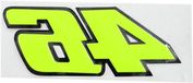 OEM Autosticker Autosticker set, 46 motieven, geel, zelfklevend, voor auto's