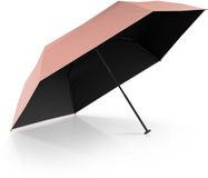 doppler Zero Ultra Sun Mini Uni Solid Coral Pink / Black Zalmroze Paraplu