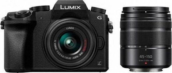 Panasonic Lumix G DMC-G7 + 14-42mm f/3.5-5.6 + 45-150mm f/4.0-5.6 - Systeemcamera
