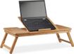 Merkloos Relaxdays Laptoptafel Bamboe XL