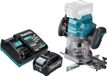 Makita RP 001 GM101 Défonceuse sans fil 40 V max. 12 mm sans balai + 1x batterie 4.0 Ah + chargeur