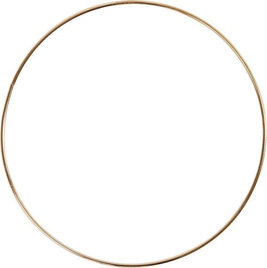 Creative Metalen Draadring 3 mm Goud 20 cm Per Stuk