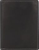 Esquire Dallas Portemonnee Leer 10 cm - Jongens - Horizontaal - zwart