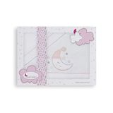 Beddengoedset Luna Beddengoedset "Luna wit en roze"