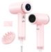 StarTech Haardroger - YK903. Krachtige haardroger - 160.000 omwentelingen per minuut - 1500 Watt - 500 miljoen negatieve ionen - Diffuser - Koude en warme lucht - Roze