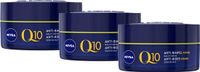 NIVEA Q10 POWER Anti-Rimpel Nachtcrème voor Vrouwen - 3x50 ml