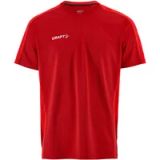 Craft Evolve 2.0 Contrast Jersey T-shirt Heren XL Rood