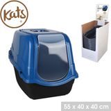 Urban KATS Kattentoilet ROMEO MOSAIC Blauw en Zwart