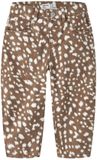 Name It - NMFBELLA Barrel Jeans - Deer Print - Brown - Size 86