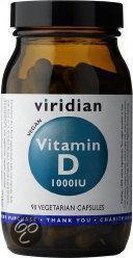 Viridian Vit D2 1000Iu 90 Capsules