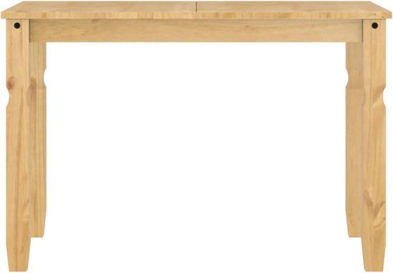 vidaXL Eettafel Corona 112x60x75 cm massief grenenhout