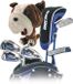 Longridge Bulldog Headcover Bruin/wit Pluche