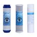 Huining 25,4 x 6,3 cm 5 micron waterfilterset vervanging universele cartridge voor het hele huis RO-systeem, onder de wastafel en het werkblad waterfiltersysteem (PP+CTO+UDF)