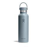 Hydro Flask Standard Flex Cap 621 ml (21 oz) Bottle – Roestvrij Staal, Lekdicht, Bekerhouder Compatibel – Geïsoleerd 24 Uur Koud & 12 Uur Warm – Shale Gray