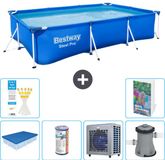 Bestway Rechthoekig Steel Pro Zwembad - 300 x 201 x 66 cm - Blauw