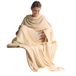 CelinaTex TV-deken knuffeldeken met mouwen en voetenzak XL 170 x 200 cm beige coral fleece sprei microvezel