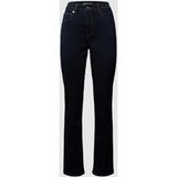 MAC Jeans donkerblauw / bruin / wit