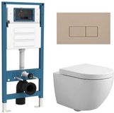 QeramiQ Dely Swirl Compact Toiletset