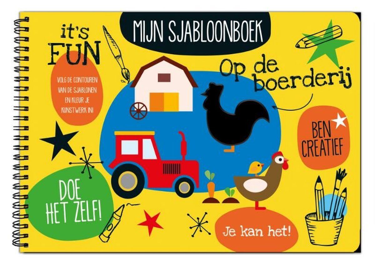 Interstat Mijn sjabloobboek - Op de boerderij - 9789464324501
