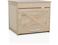 hjh LIVING Kattenbench / kattenhol KITTY PAWBOX 1 60x50x53,2 cm eiken
