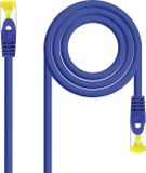 NANOCABLE Stevige UTP-netwerkkabel categorie 6 10.20.1900-L25-BL Blauw 25 cm