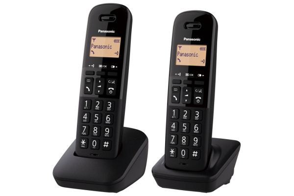 Panasonic KX-TGB612 DECT Phone - Black - Number Identification - 2 Handsets