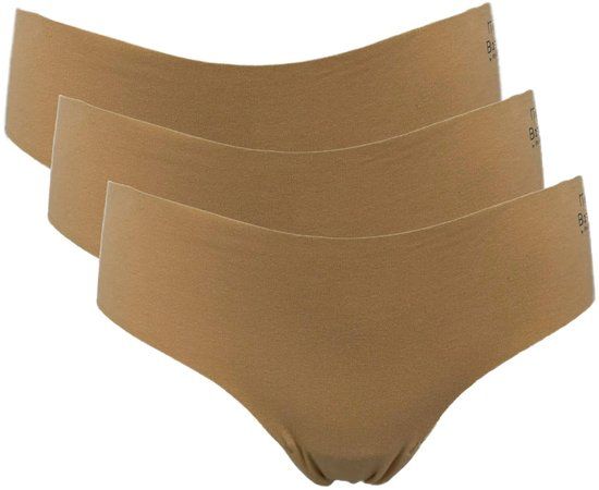 My Basic by After Eden - Free-cut boxer van biologisch katoen – Poeder - 3-pack - Maat M