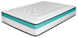 Matelas visco 150x190 cm, hauteur 24 cm, multicouche, fermeté medium