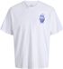 Jack & Jones T-shirt met ronde hals en korte mouwen voor heren, maat M, wit