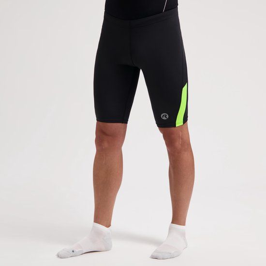 Rogelli Core Korte Hardloopbroek Heren - Zwart Fluorgeel - M
