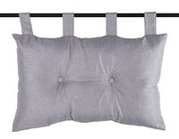 Lovely Casa Bea Hoofdeinde, polyester, grijs, 45 x 70 cm